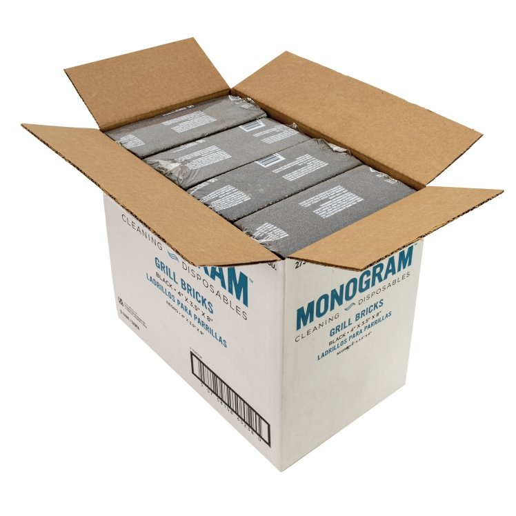 MONOGRAM GRILL BRICK 4X3.5X8 GLASS DUST