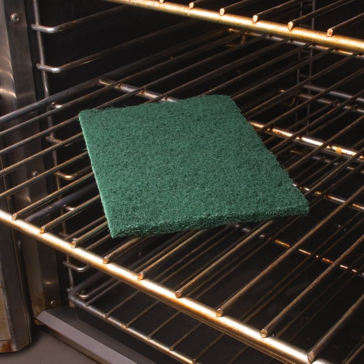 Monogram Green X Nylon Scrubber