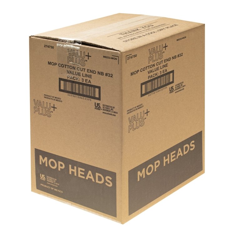 VALU PLUS MOP HEAD CUT END NUMBER 32 COTTON 5