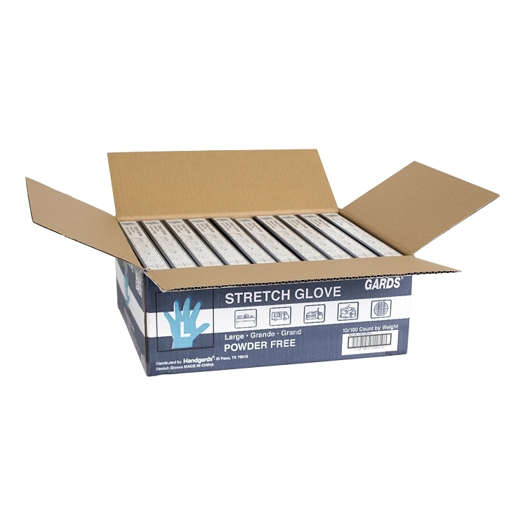 VALUGARDS VALU GARDS STRETCH GLOVES LARGE POWDER FREE