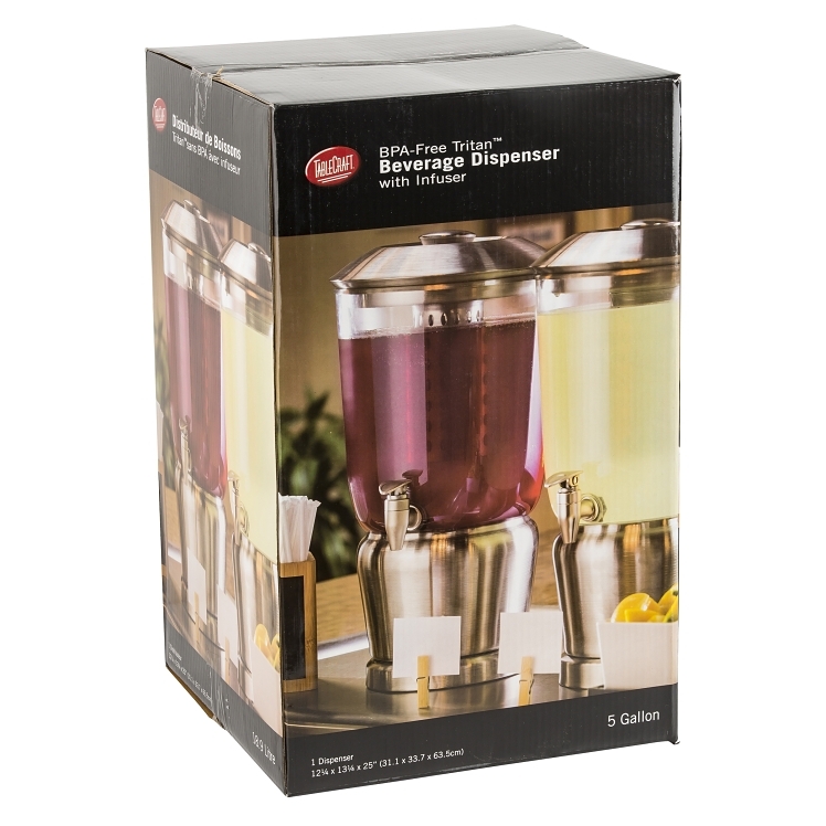TABLECRAFT STAINLESS STEEL THERMAL BEVERAGE DISPENSER 6