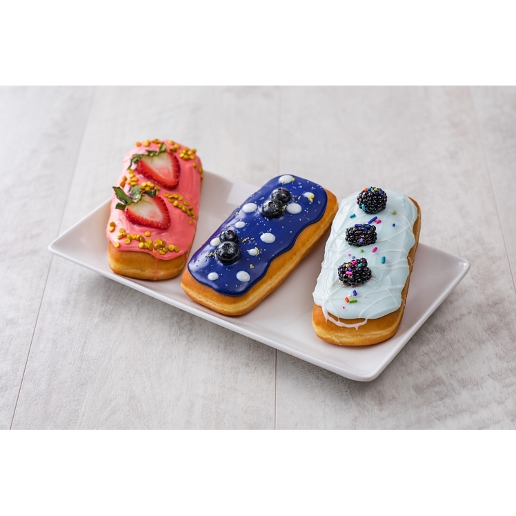 ROLLING PIN DONUTS LONG JOHN DONUT COOKED