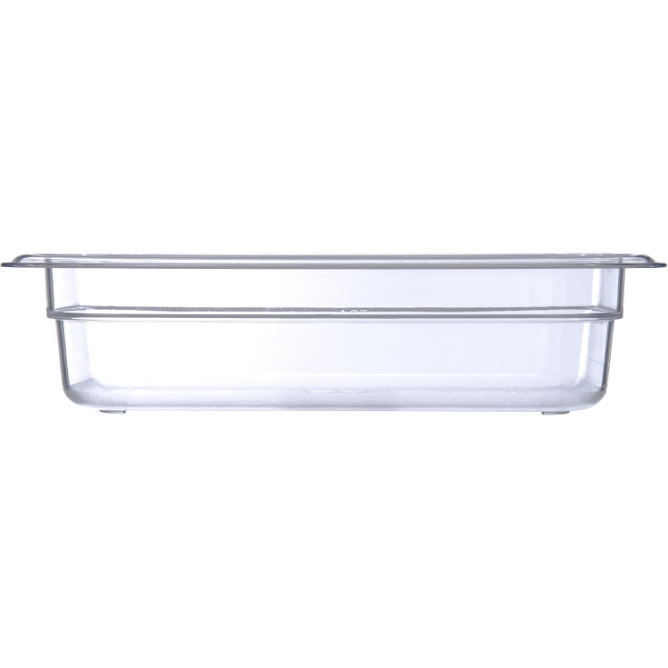 SUPERIOR PRODUCTS 1/4 SIZE 2.5 DEEP POLYCARBONATE CLEAR PLASTIC FOOD PAN