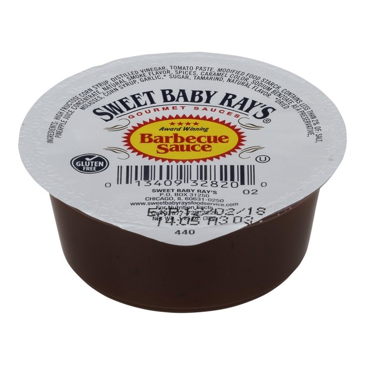 SWEET BABY RAY'S SAUCE BBQ SINGLE SERVE CUP