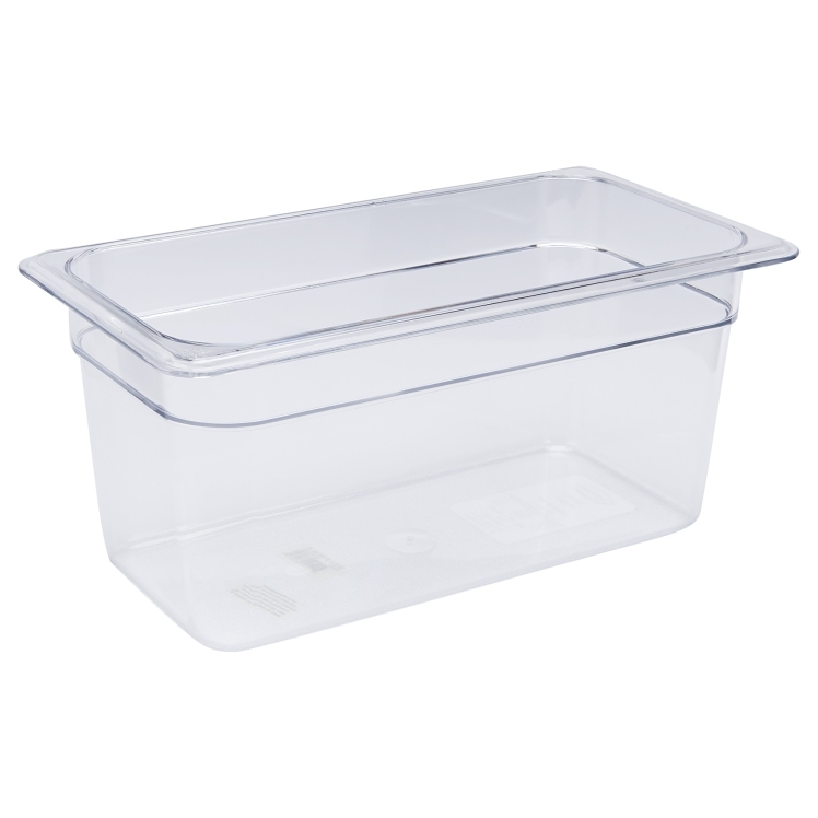 SUPERIOR PRODUCTS PAN, FOOD 1/3 SIZE 6 INCH DEEP POLYCARBONATE CLEAR