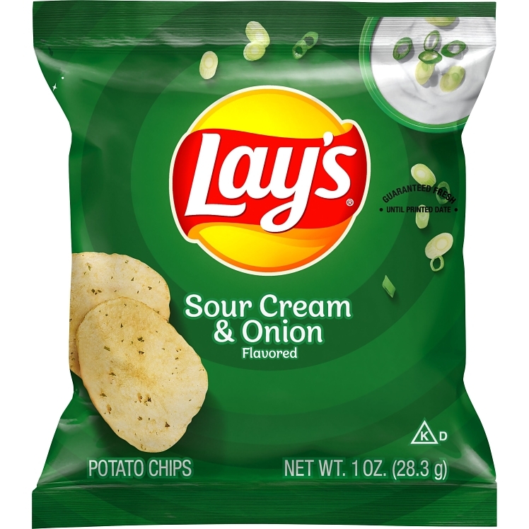 LAY'S SOUR CREAM & ONION POTATO CHIPS