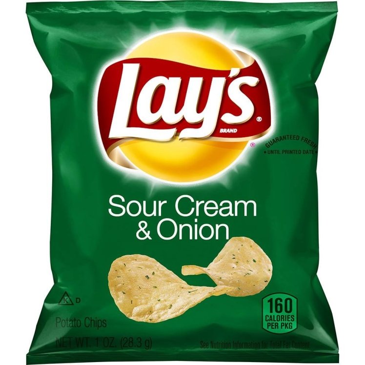 LAY'S SOUR CREAM & ONION POTATO CHIPS