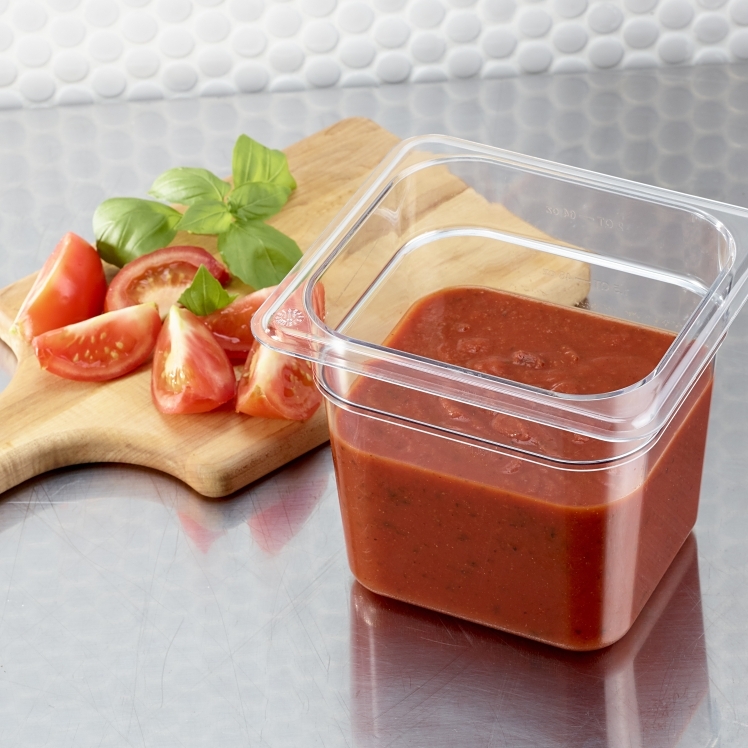 SUPERIOR PRODUCTS FOOD PAN 1/6 SIZE 6 DEEP POLYCARBONATE CLEAR
