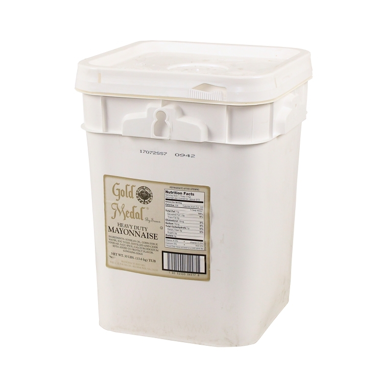 GOLD MEDAL MAYONNAISE HEAVY PLASTIC TUB SHELF STABLE