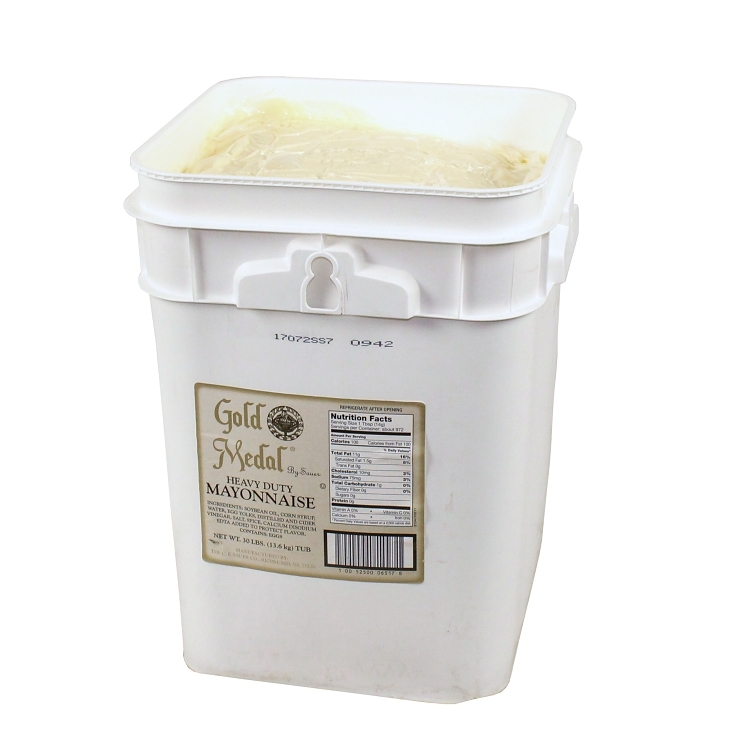 GOLD MEDAL MAYONNAISE HEAVY PLASTIC TUB SHELF STABLE