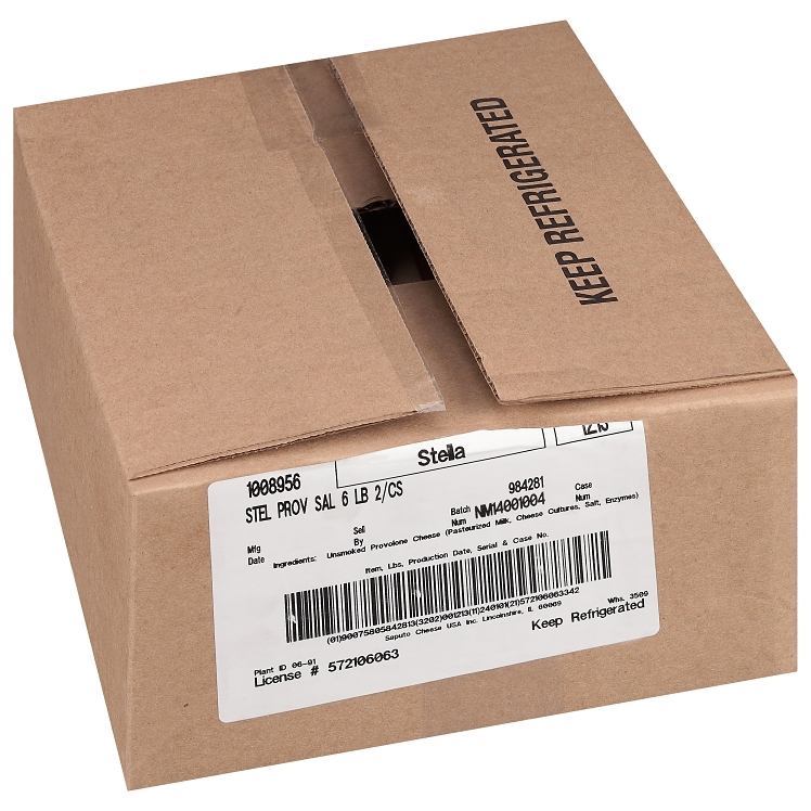 STELLA UNSMOKED NATURAL PROVOLONE CHEESE LOAF