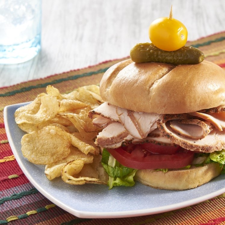 METRO DELI CHICKEN DELI BREAST SEASONED WHOLE 4