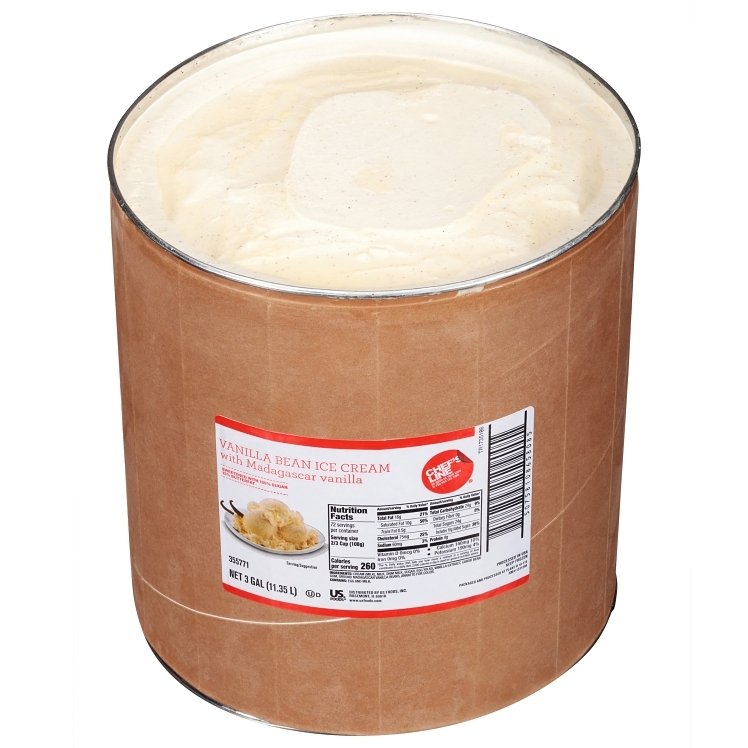 CHEF'S LINE ICE CREAM VANILLA BEAN ALL NATURAL