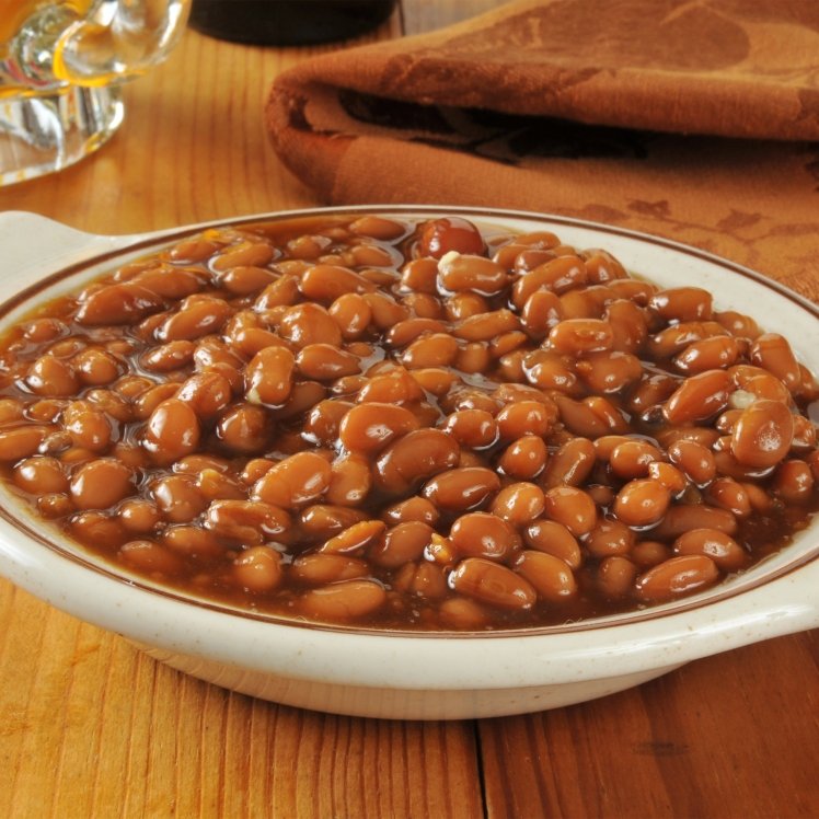 MONARCH BAKED BEAN WITH BOURBON MOLASSES AND PORK BELLY SHELF STABLE CANNED