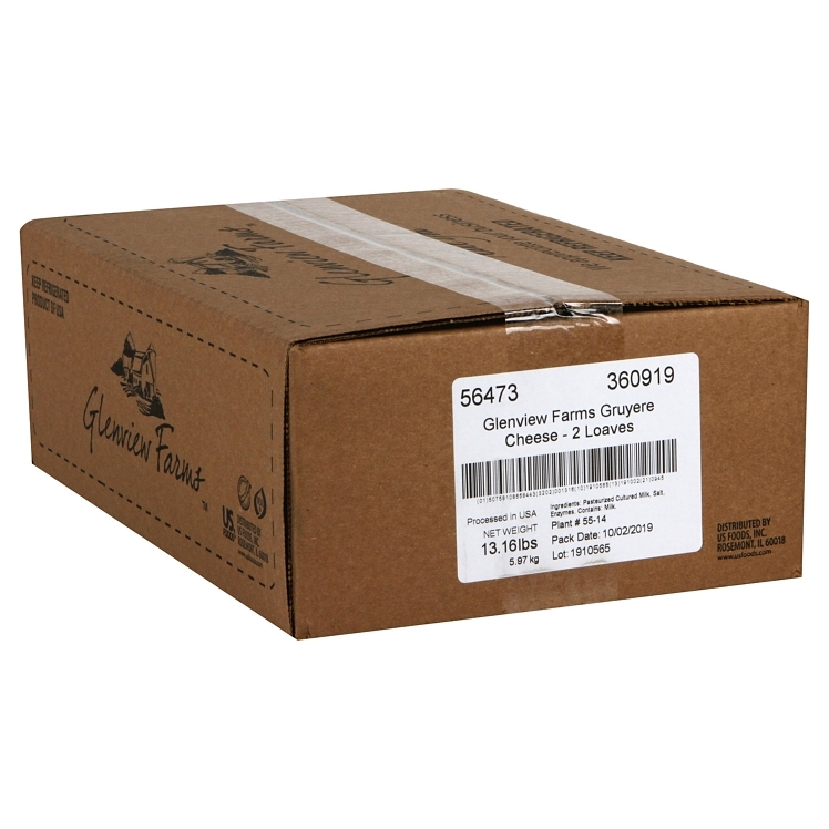 GLENVIEW FARMS DOMESTIC GRUYERE CHEESE LOAF
