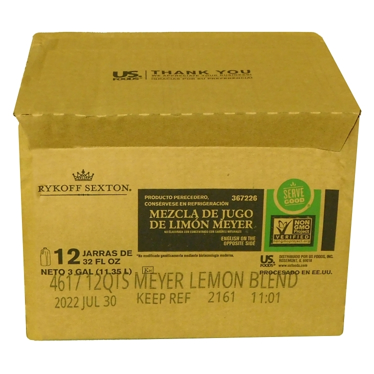 RYKOFF SEXTON JUICE LEMON MEYER BLEND
