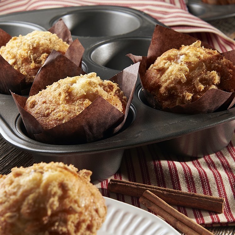 CHEF'S LINE APPLE CINNAMON FILLED MUFFIN 4 Z FROZEN