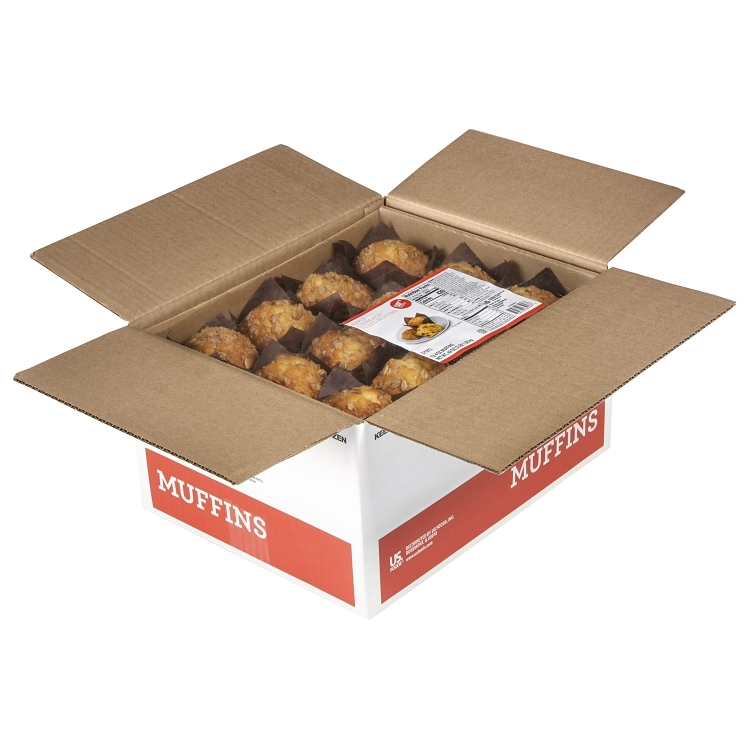 CHEF'S LINE APPLE CINNAMON FILLED MUFFIN 4 Z FROZEN