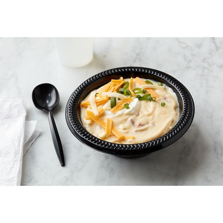 PACTIV 12 OZ BLACK PLASTIC BOWL
