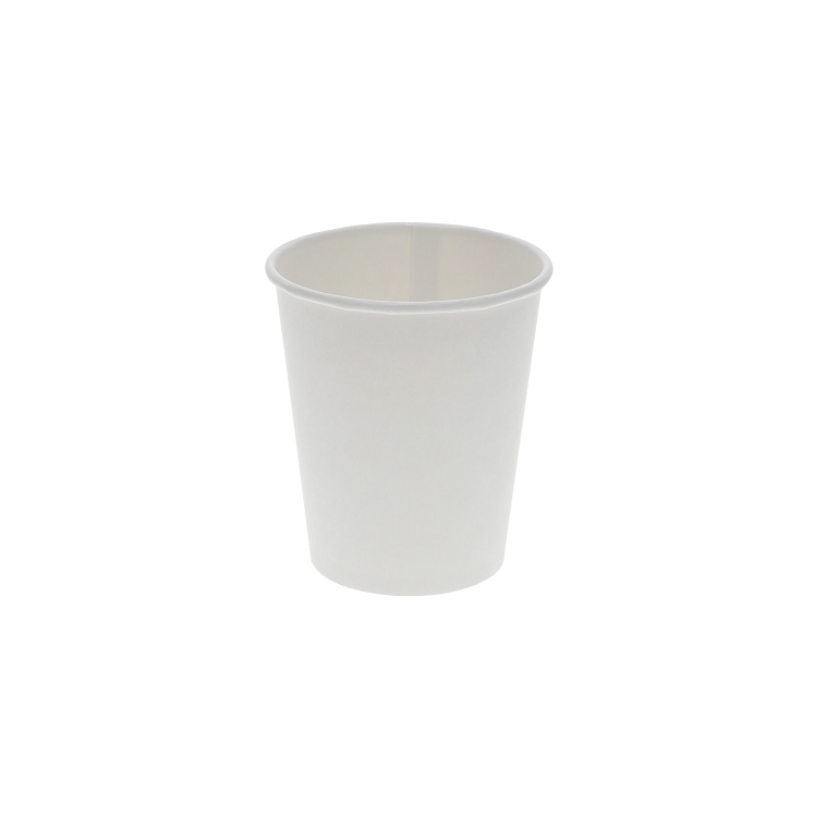 MONOGRAM CUP PAPER 8 OZ SINGLE HOT WHITE