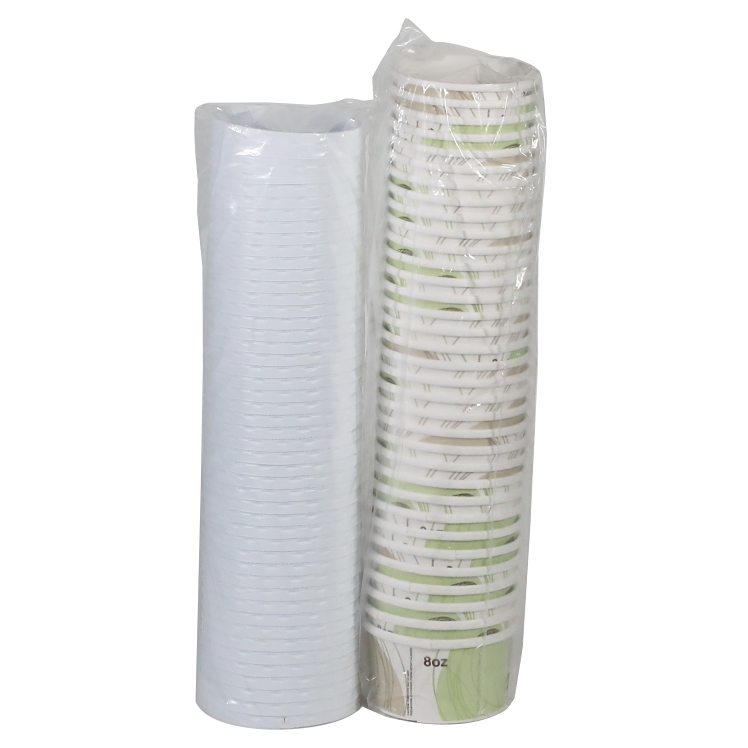 MONOGRAM PAPER BOARD 8 OZ DOUBLE POLY COATED CONTAINER MEADOW