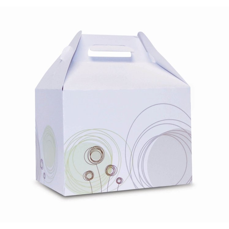 MONOGRAM MEADOWS BARN BOX CARRY-OUT CONTAINER