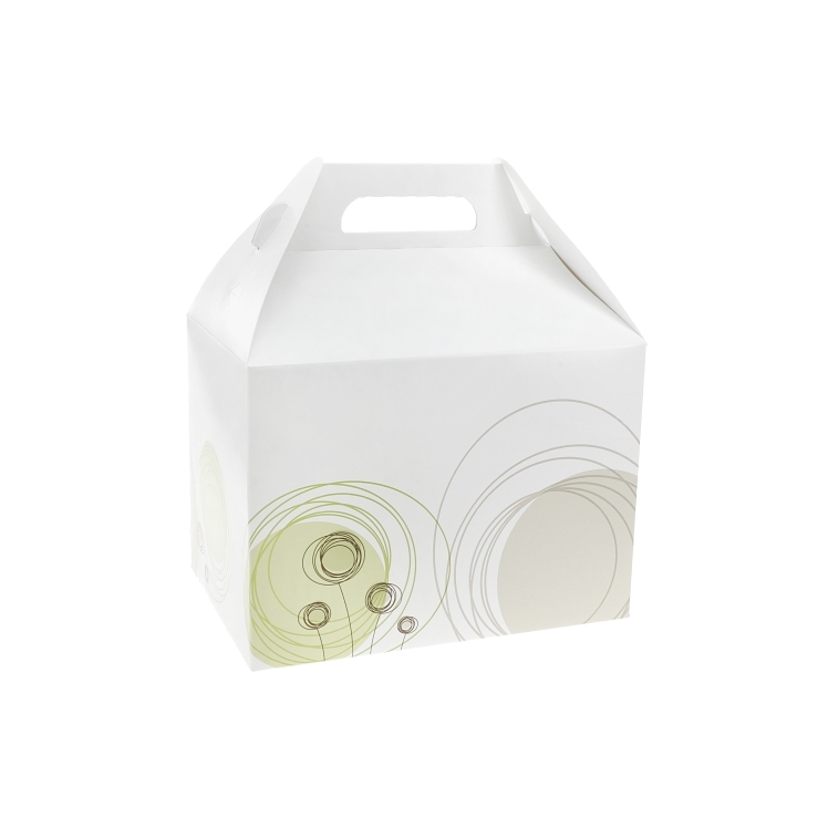 MONOGRAM MEADOWS BARN BOX CARRY-OUT CONTAINER