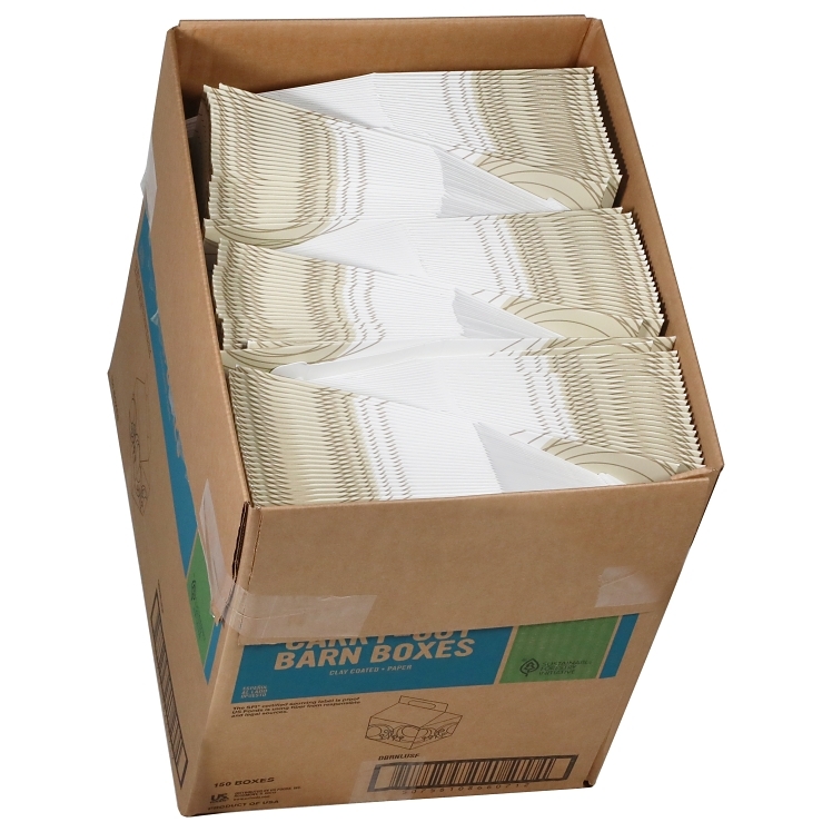 MONOGRAM MEADOWS BARN BOX CARRY-OUT CONTAINER