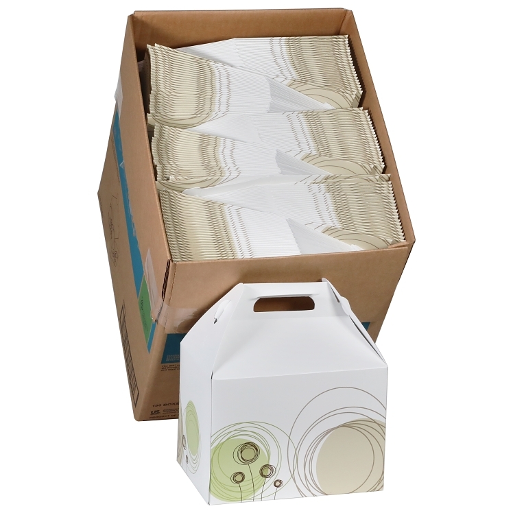 MONOGRAM MEADOWS BARN BOX CARRY-OUT CONTAINER
