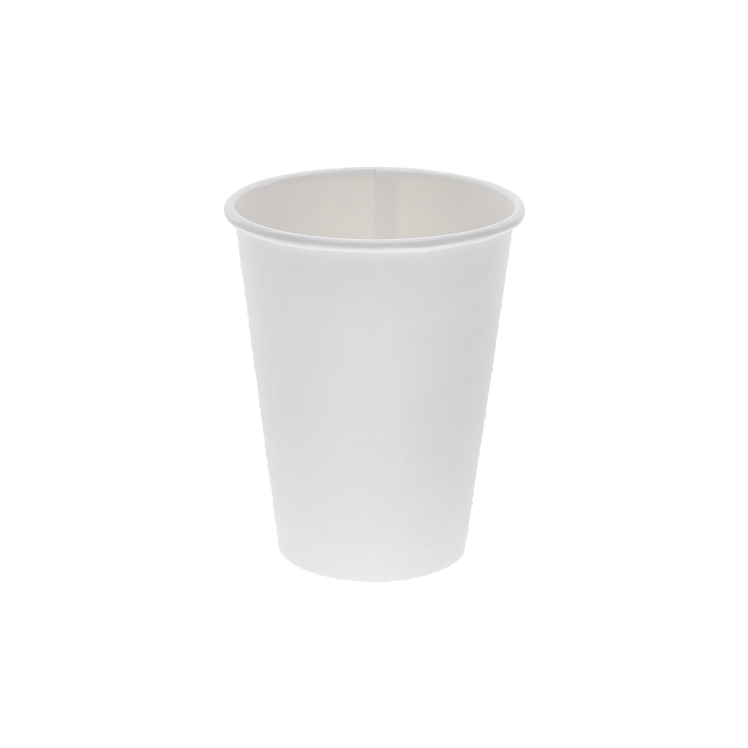 MONOGRAM 12 OUNCE WHITE PAPER HOT CUP