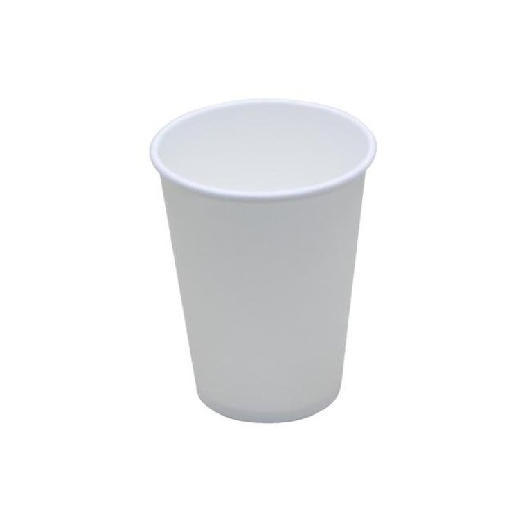 MONOGRAM 12 OUNCE WHITE PAPER HOT CUP
