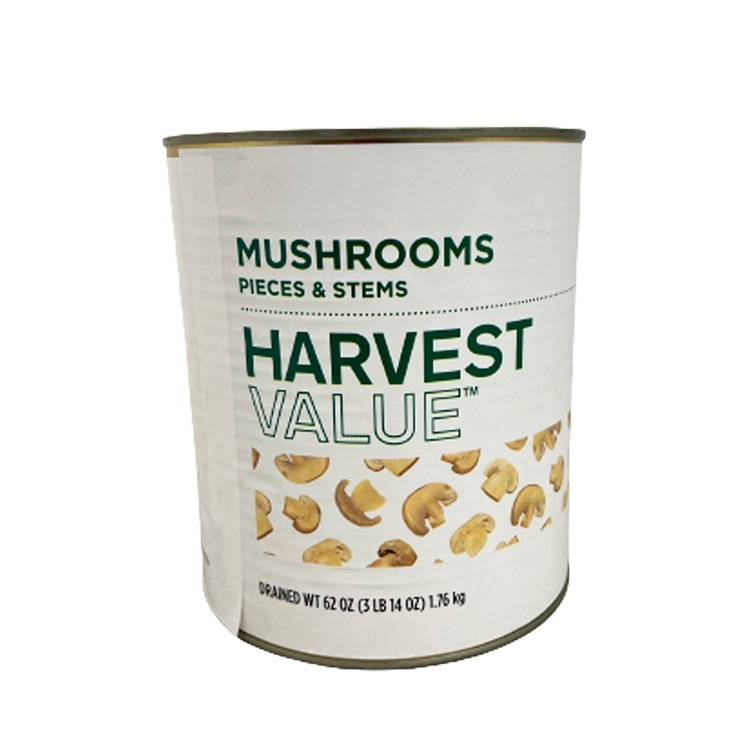 HARVEST VALUE MUSHROOM, PIECES & STEMS SHELF STABLE