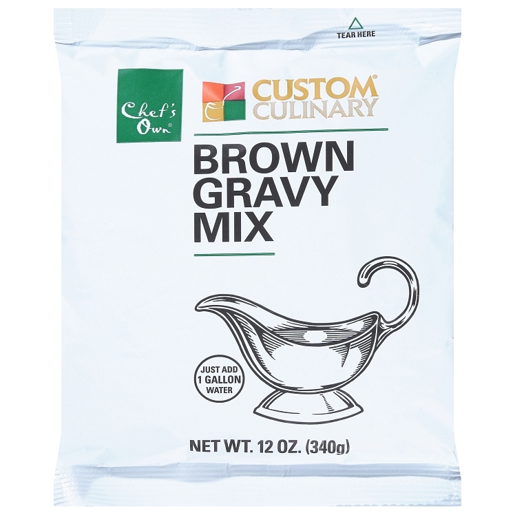 CUSTOM CULINARY SHELF-STABLE BROWN GRAVY PAN ROAST MIX