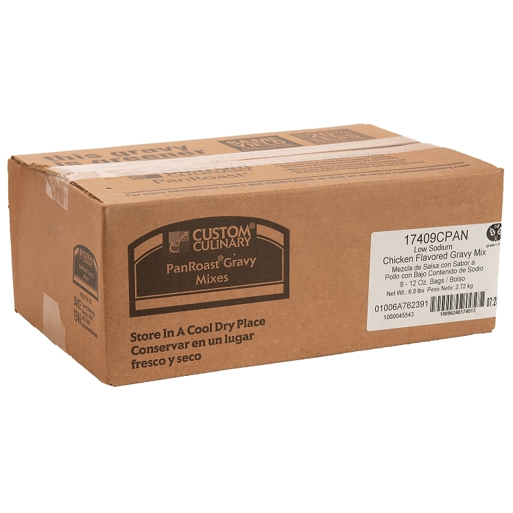CUSTOM CULINARY LOW SODIUM CHICKEN PAN ROAST MIX, GRAVY