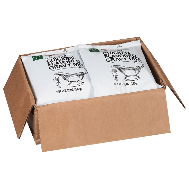 CUSTOM CULINARY LOW SODIUM CHICKEN PAN ROAST MIX, GRAVY