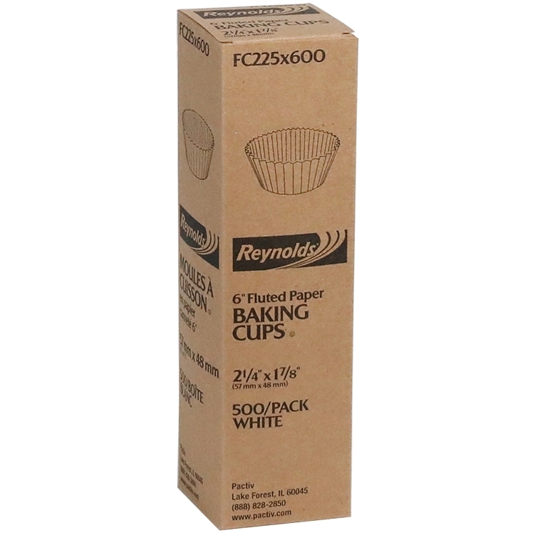 REYNOLDS 6IN FLUTED PAPER BAKING CUPS