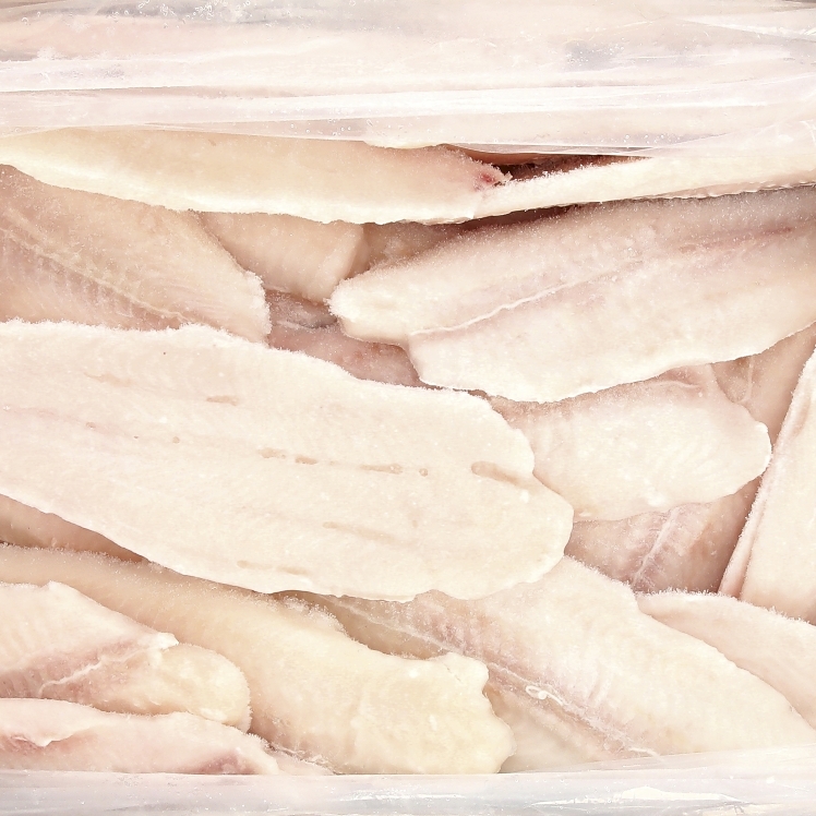 HARBOR BANKS STRIPED PANGASIUS FILLETS SKINLESS RAW IQF  3-5 OZ