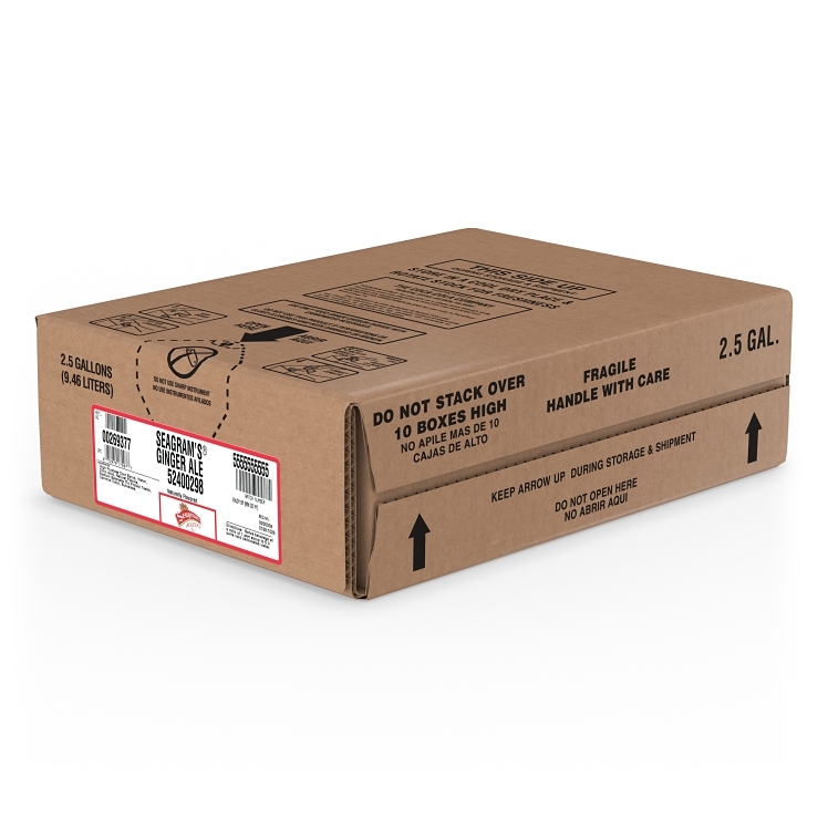 SEAGRAM'S BAG IN BOX FOUNTAIN SYRUP 5 TO 1