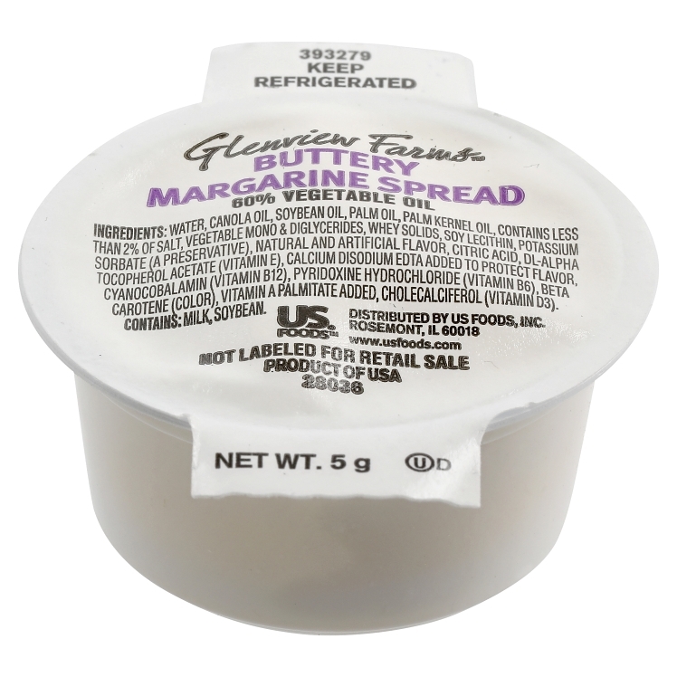 GLENVIEW FARMS MARGARINE SPREAD 600 COUNT SHELF STABLE
