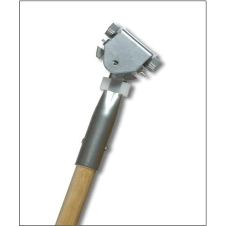 MONOGRAM WOOD SWIVEL CLIP 60 INCH DUST MOP HANDLE