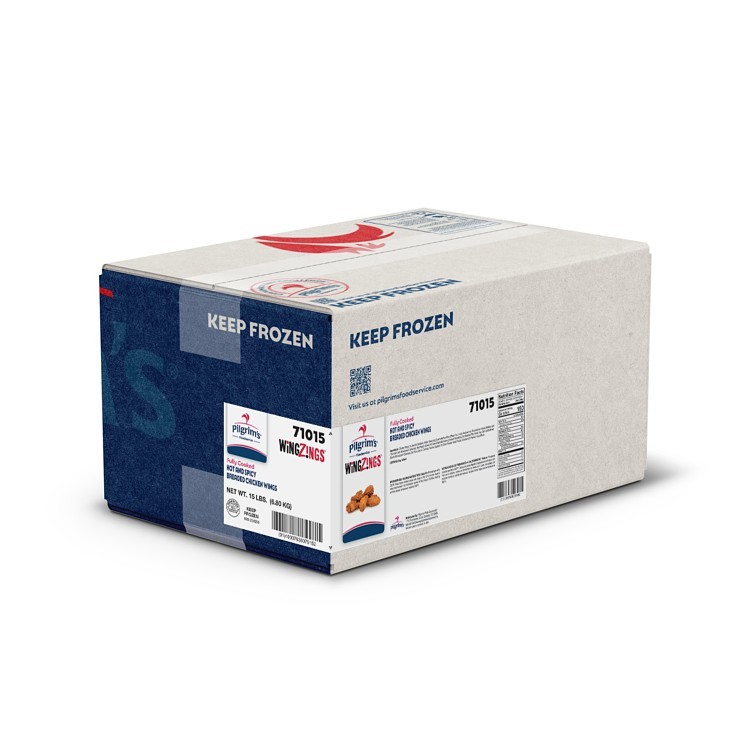 PILGRIM'S FOODSERVICE SPICY BREADED LARGE WING ZINGS