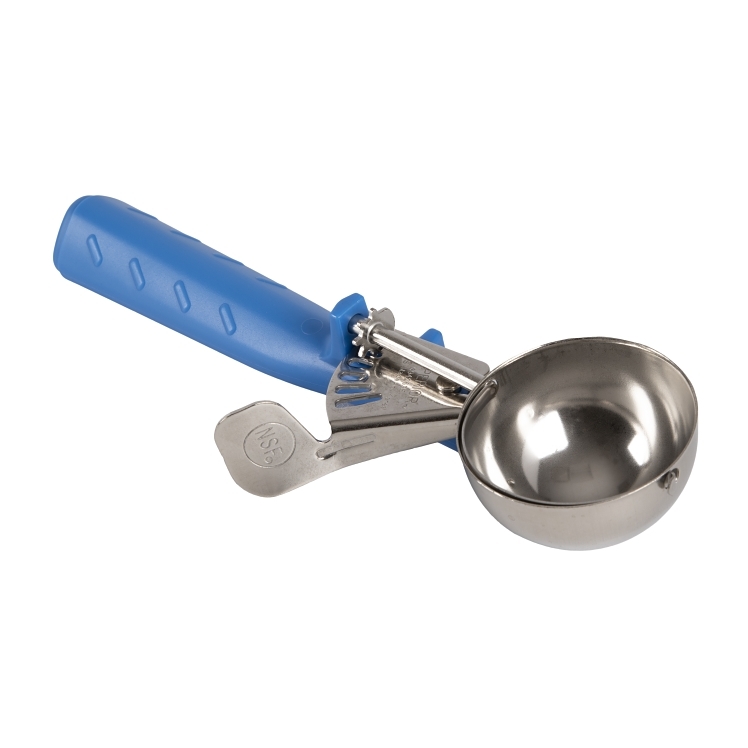 Superior Products Disher Lever 2oz Stainless Steel Blue #17