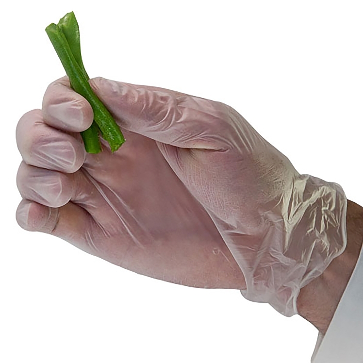 MONOGRAM VINYL POWDER-FREE GLOVES MEDIUM NATURAL