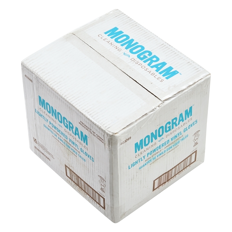 MONOGRAM POWDERED LIGHTLY SMALL LATEX GLOVES