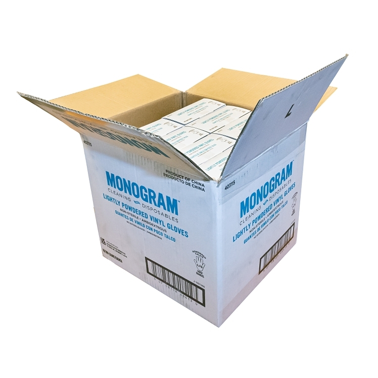 MONOGRAM LARGE VINYL LIGHTLY POWDERED GLOVE